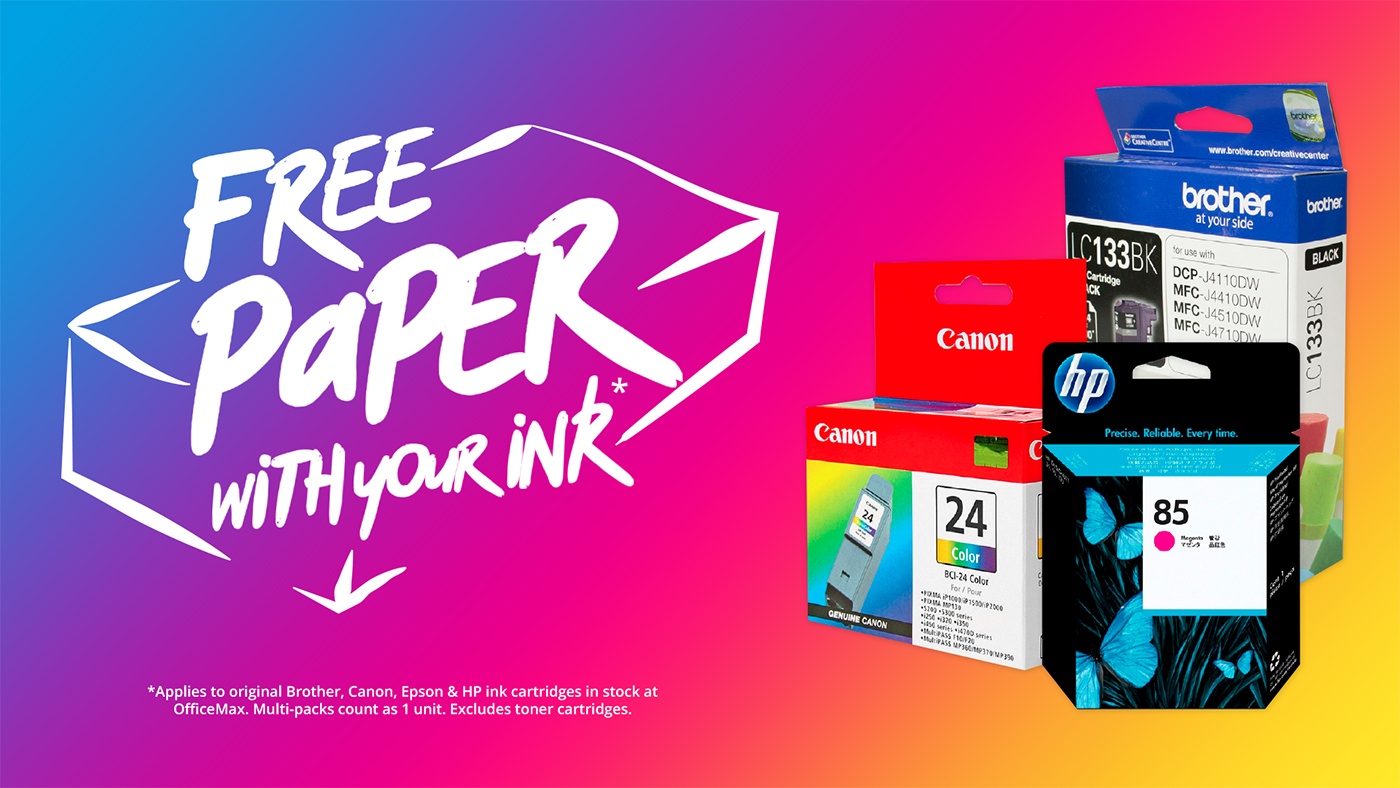 OfficeMax - Free Paper Campaign